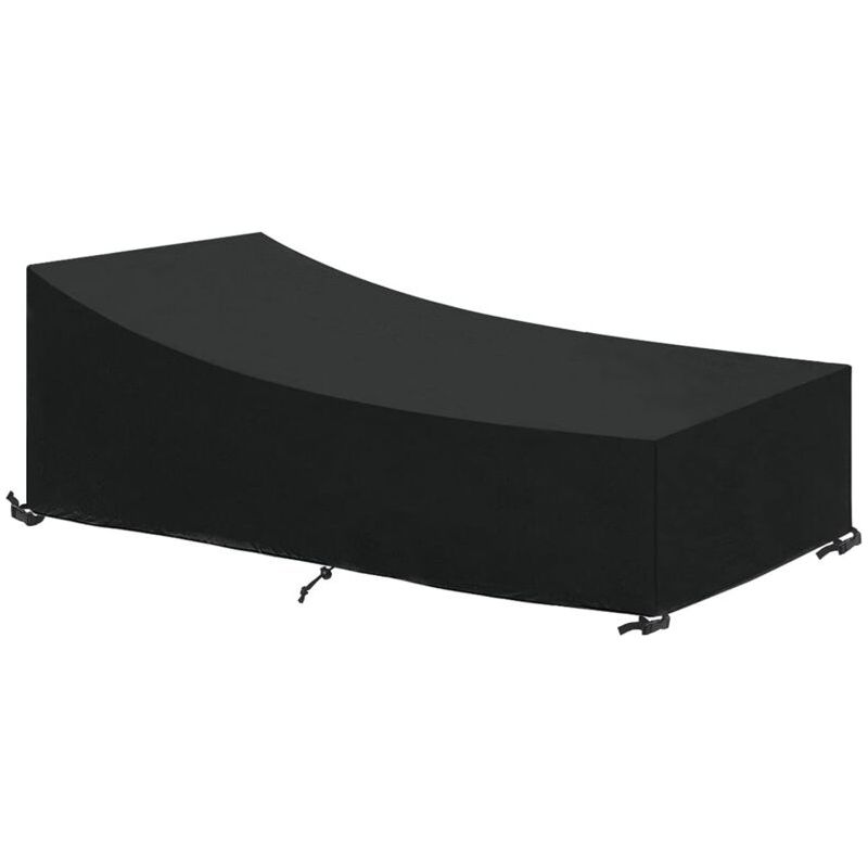 Schutzhülle Für Sonnenliegen 200x75x40/80cm, Wasserdichte Schutzhülle Für Garten-sonnenliegen, Winddicht Und Uv-beständig