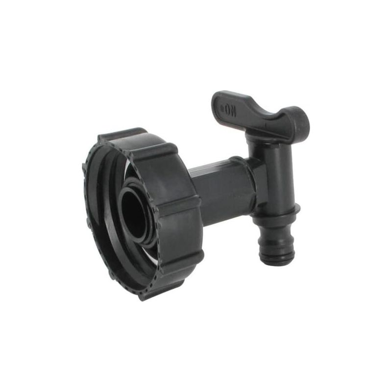 Green Mobility-s60x6 Fitting - Hdpe-wasserhahn Für 1000-liter-wassertank, Fitting Und Weiteres Zubehör Für Regenwassersammeltanks