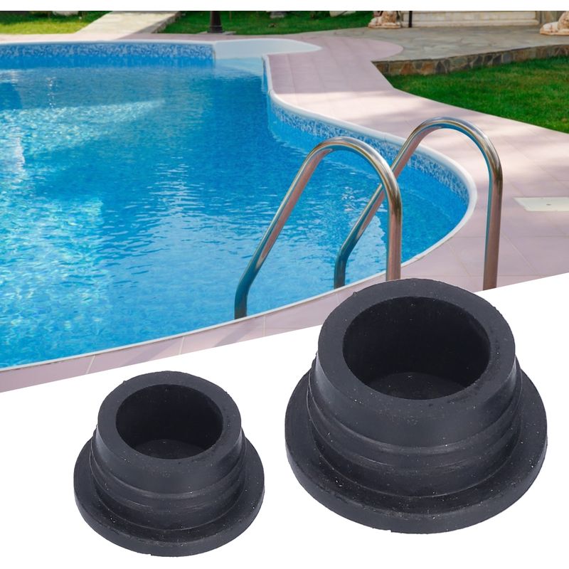Zubehörteile Für Schwimmbadleitern, Gummipuffer, Schwarzer Schutz Für Die Schwimmbadsicherheit