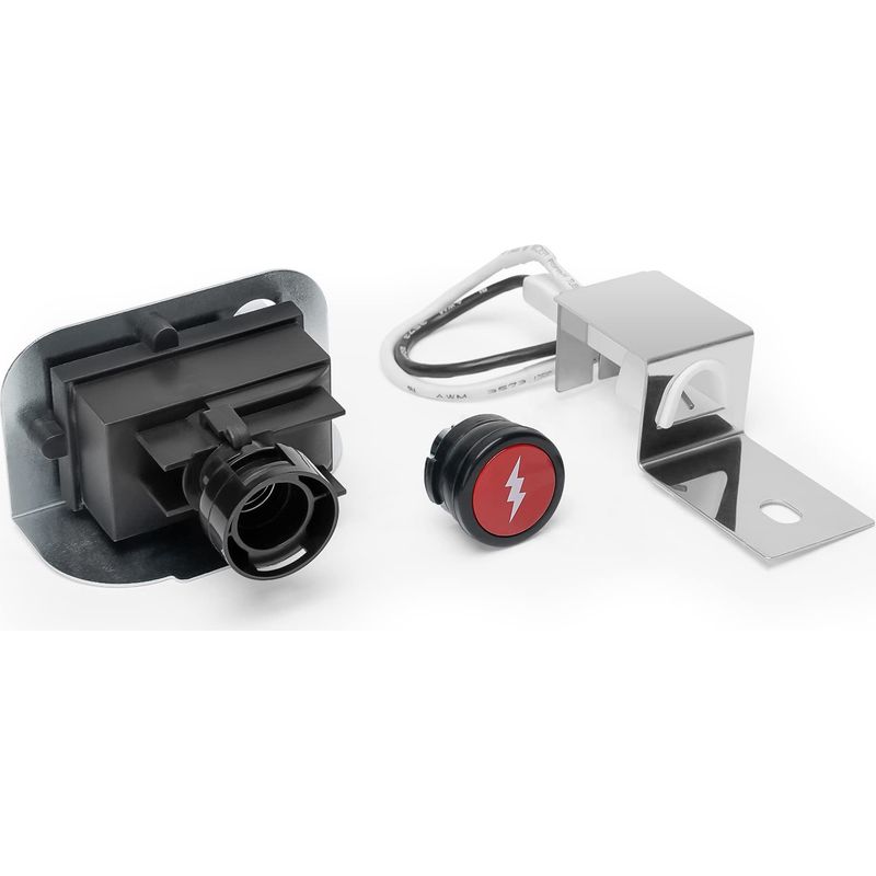 Elektronischer Zünder Für Weber Q-serie Gasgrills, 2-fach Steckdosenschalter, Druckknopf-set, Zündungsteile, Kompatibel Mit Den Modellen Q120 Und Q220