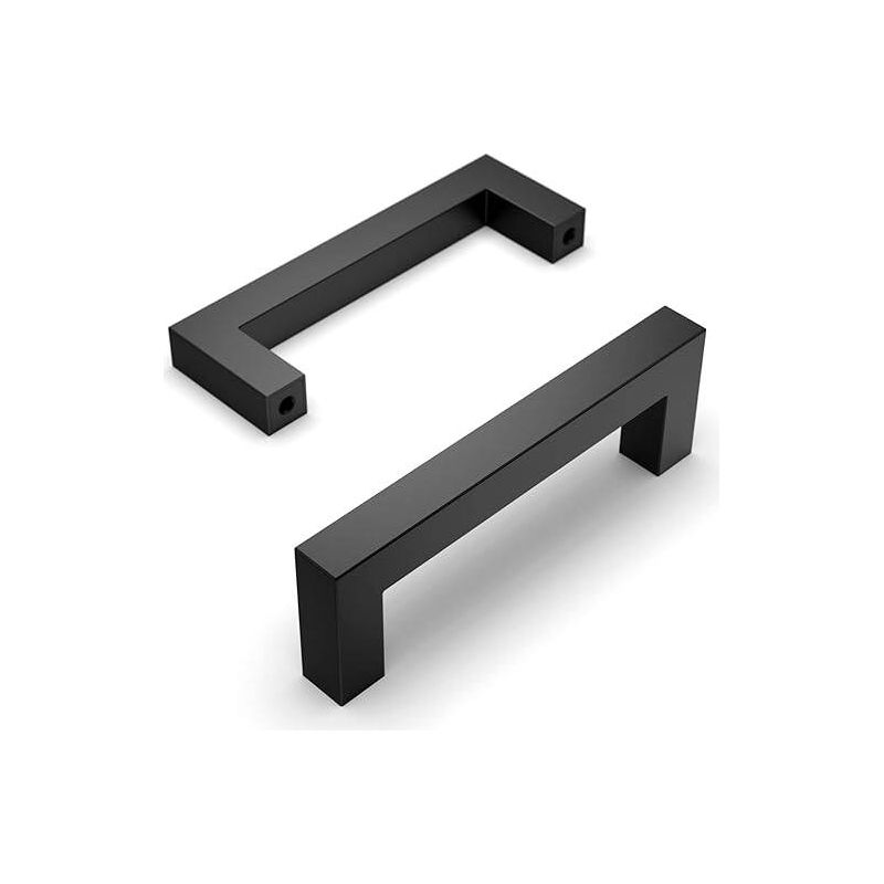 5-teiliges Möbelgriff-set, 160 Mm Lochabstand, Schwarze Edelstahl-küchenschrankgriffe, Küchentürgriffe, Küchenmöbelgriffe