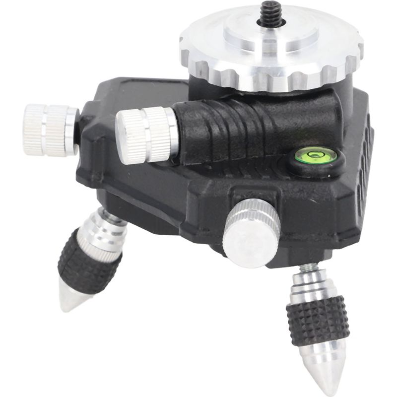 360° Drehbare Nivellierbasis Mit Verstellbaren Füßen – Feinjustierungsadapter Für Den Huepar 622cg/r Laser – Abs/legierung, Tragkraft 20 Kg