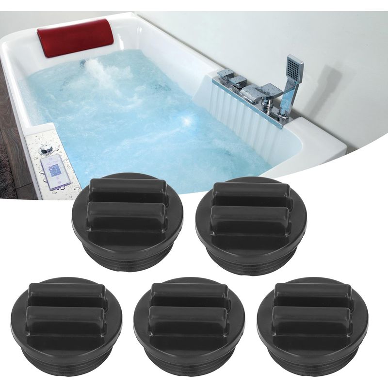 Rücklaufventil Für Frostschutzmittel Für Schwimmbecken Mit O-ring, G1-1/2"-außengewinde - Schwarzes Schwimmbadzubehör -