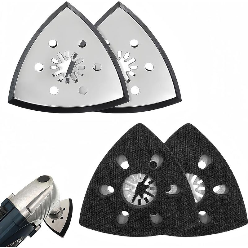 Dreieckige Schleifpads, 93 Mm Schleifpad Für Holz, Metall, Kunststoff Und Materialien