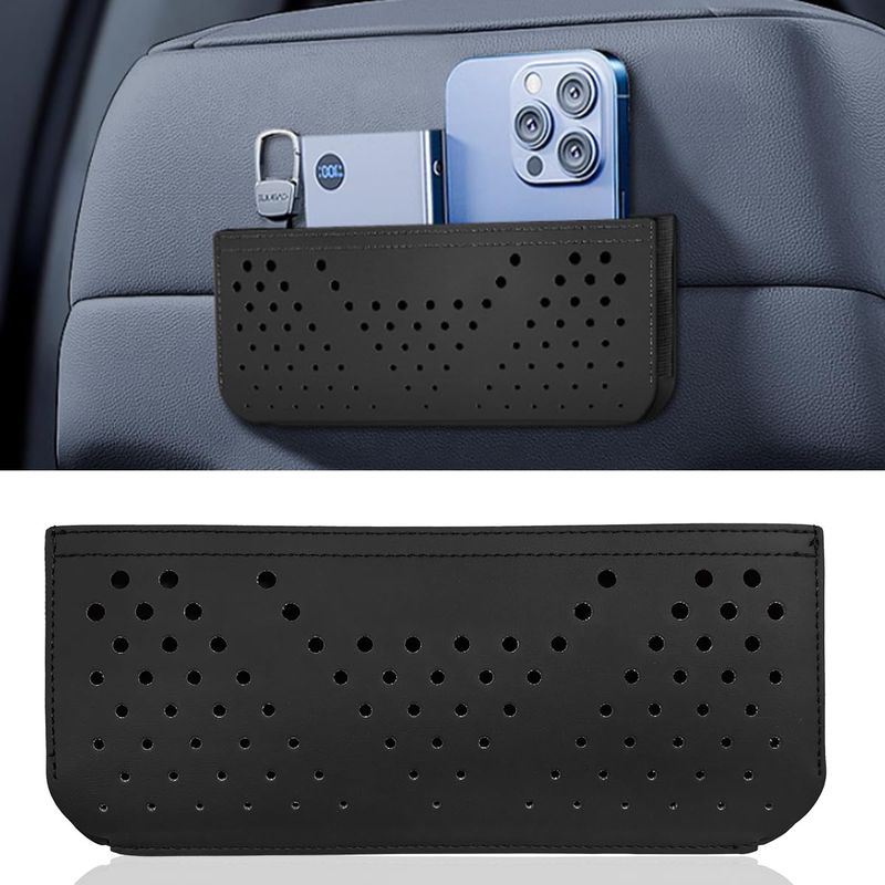 Set Mit 2 Universellen Auto-organizern – Aufbewahrungstasche Mit Mehreren Fächern Für Handy, Schlüssel, Sonnenbrille Und Andere Wichtige Dinge – Kompatibel Mit Sitzen, Türen Und Dem