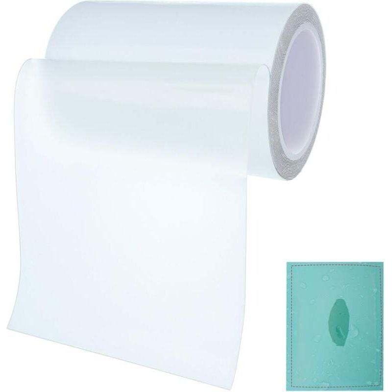 Schwimmbadreparaturset – Selbstklebende, Wasserdichte Tpu-flicken Für Unterwasserreparaturen, Ideal Für Poolfolien, Luftmatratzen, Zelte Und Aufblasbare Gegenstände (10 Cm × 100 Cm)