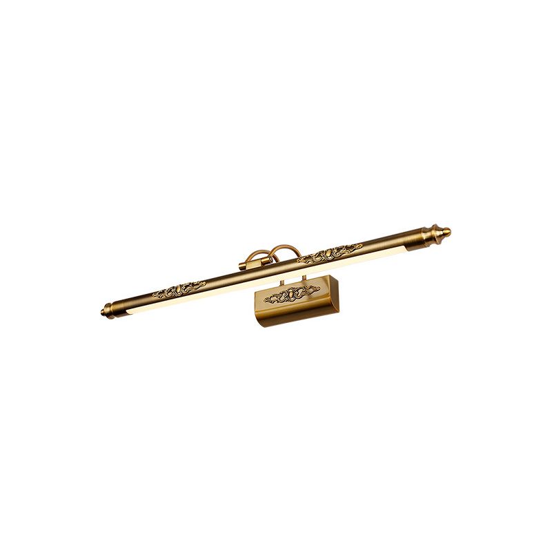 Vintage-wandleuchte In Gold Für Badezimmer, Schlafzimmer, Wohnzimmer, Weißes Licht, 50 Cm -