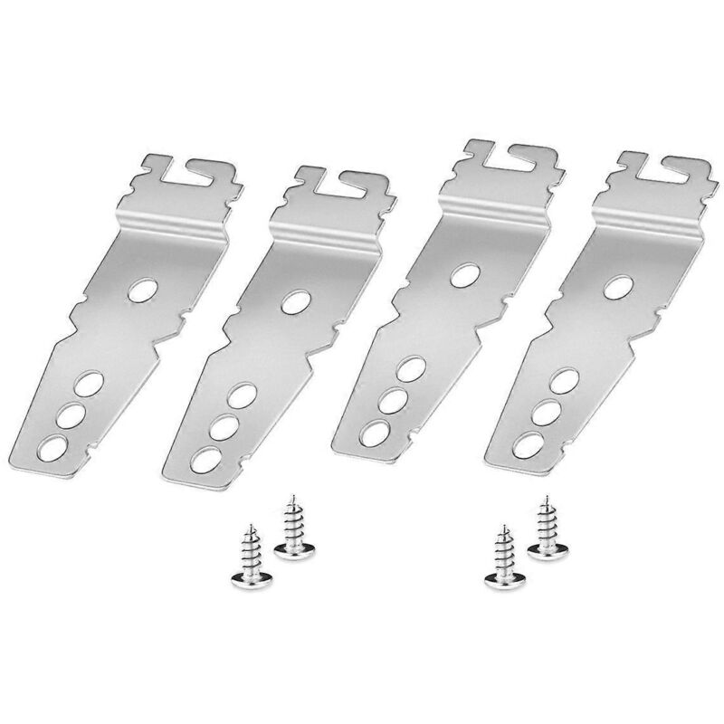 Set Mit 4 Hochwertigen Befestigungswinkeln Für Geschirrspüler, Kompatibel Mit Whirlpool, Ken Und Anderen Marken.