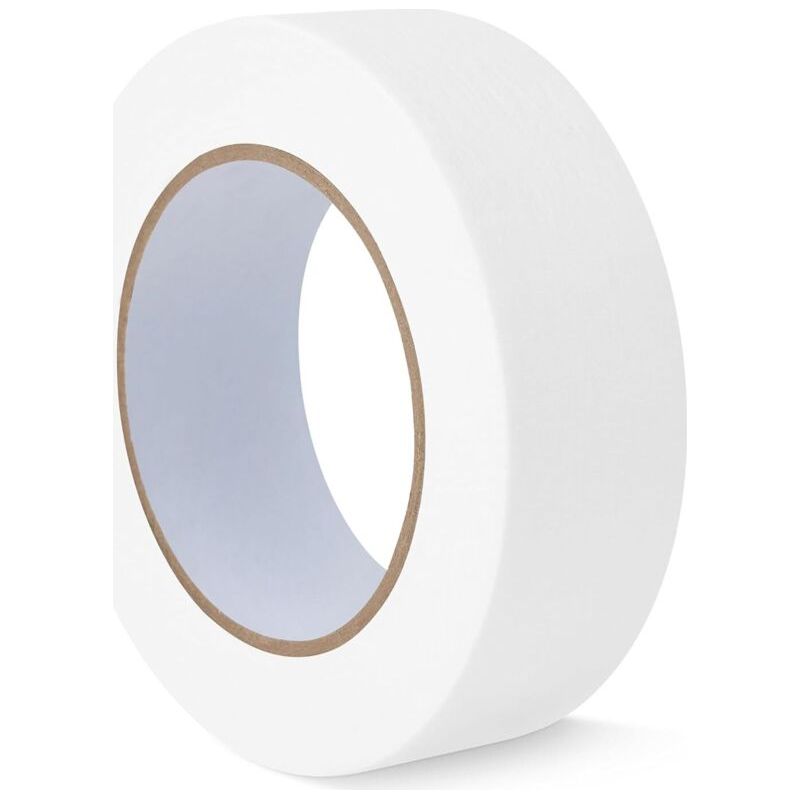 Weißes Kreppband – Ideal Zum Malen, Dekorieren, Basteln Und Für Kunstprojekte. Hinterlässt Keine Rückstände, Leicht Zu Entfernen, 3 Cm X 50 M.