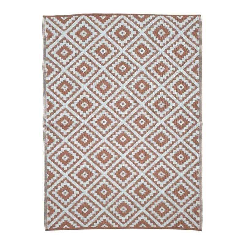 Terre Jardin - Wendbarer Outdoor-teppich Für Balkon Und Terrasse, Terrakotta, 180 X 280