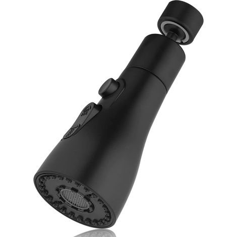 Aiducho Küchenspülen-brausekopf, 360° Schwenkbarer Wasserhahnkopf, 3-modus-küchenarmatur Mit Luftsprudler, Küchenspülen-mischbatterie Mit Drehbarem Wasserhahnkopf, Universeller Schwenk-wasserhahnadapt
