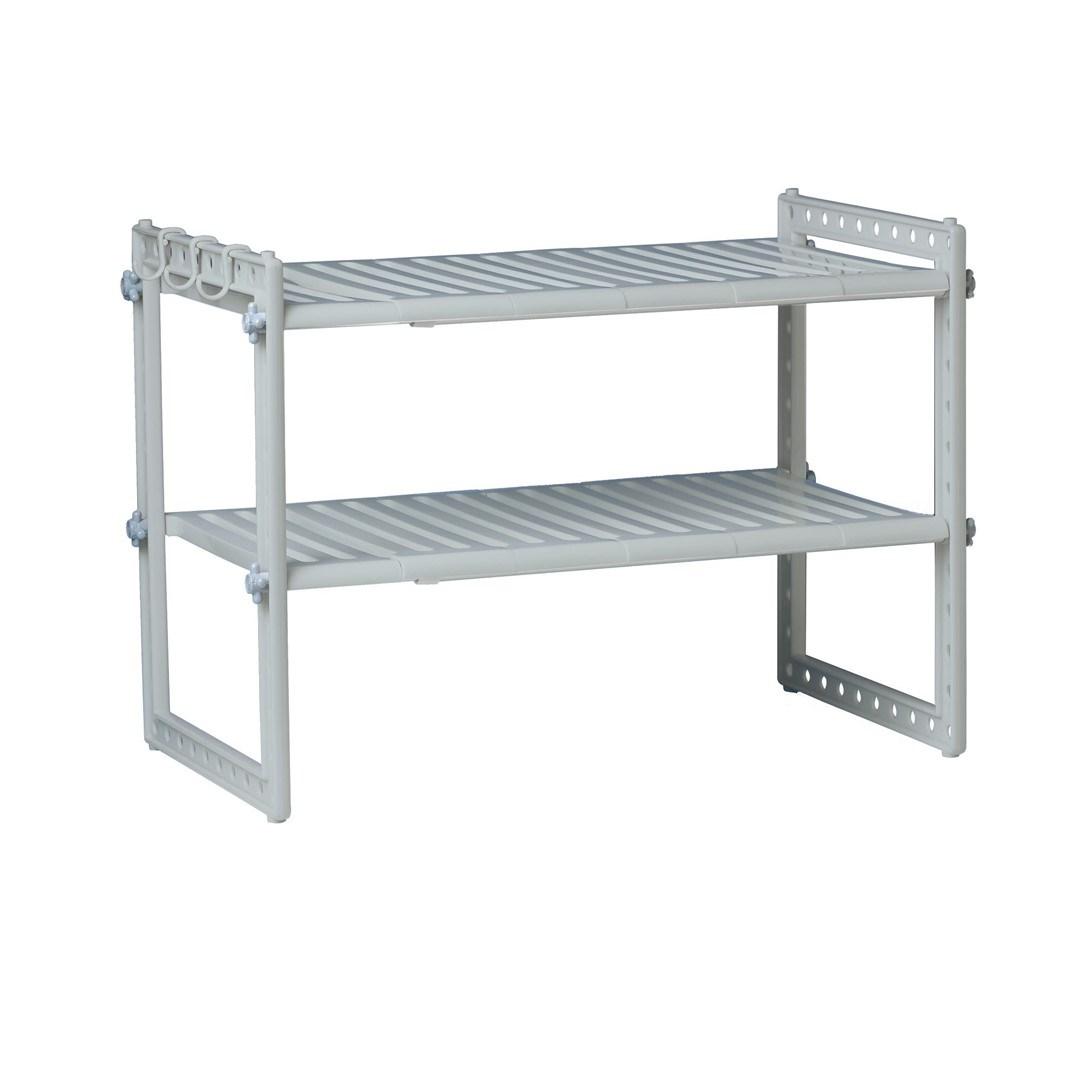 Rayen Verstellbares Aluminiumregal In Weiß