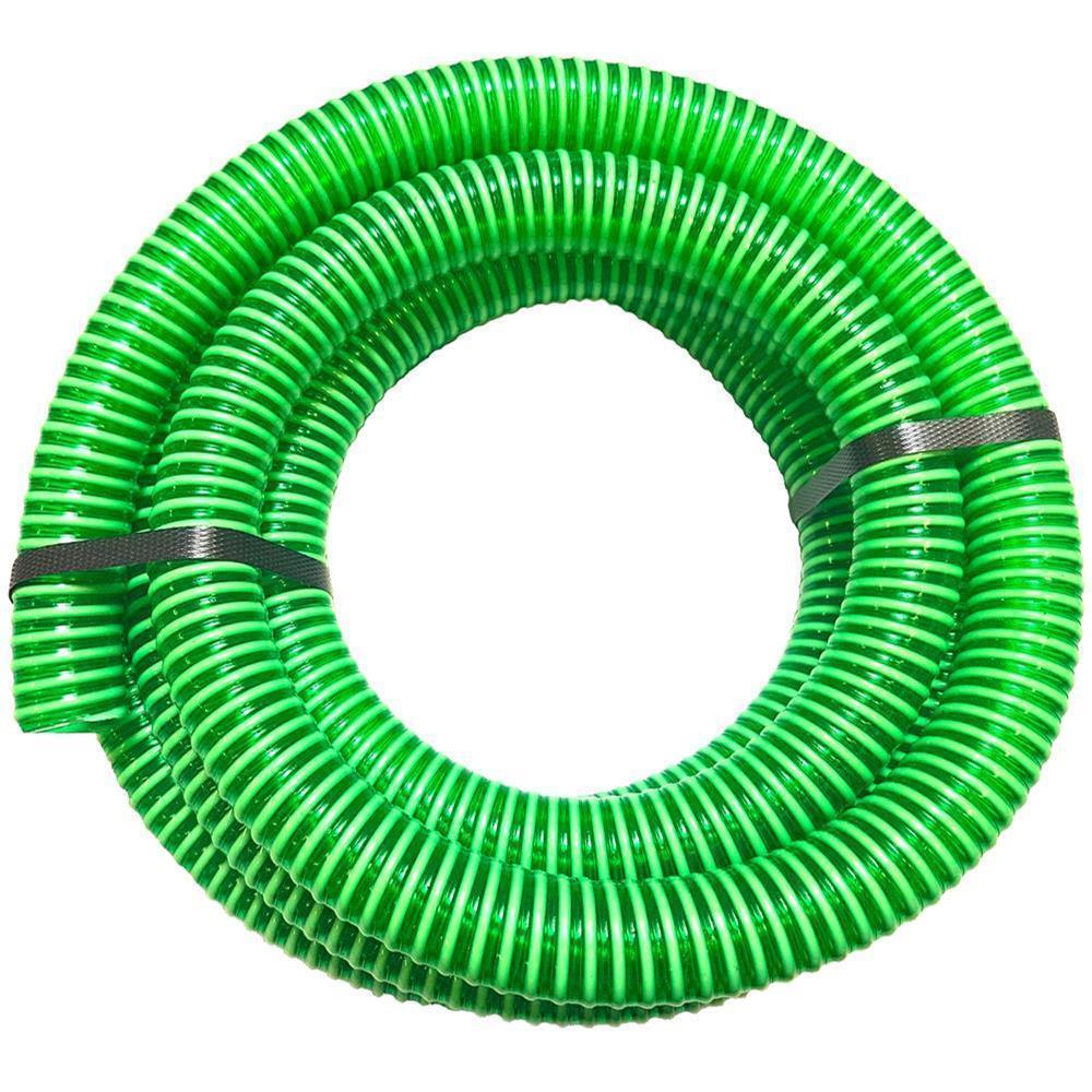 Profec Pvc-spiralsaugschlauch 38 Mm X 44,6 Mm 5 Bar 0,65 Bar Hellgrün 1 M