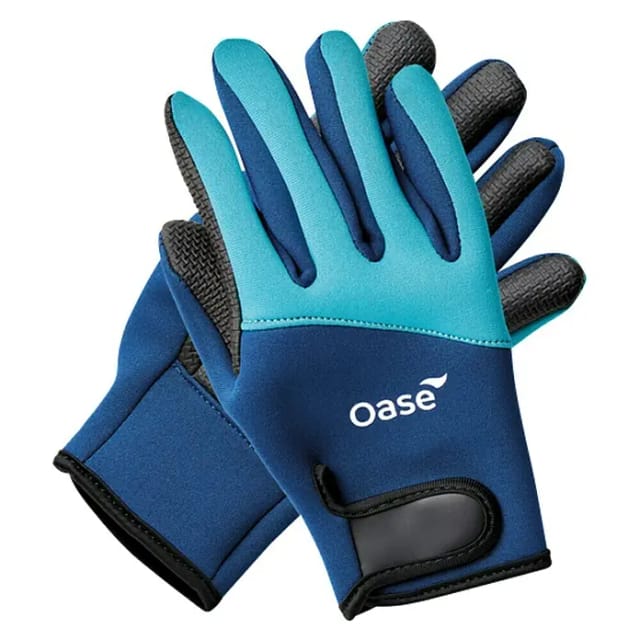 Oase Gartenhandschuhe PondGloves Teichhandschuhe (XL, Blau)