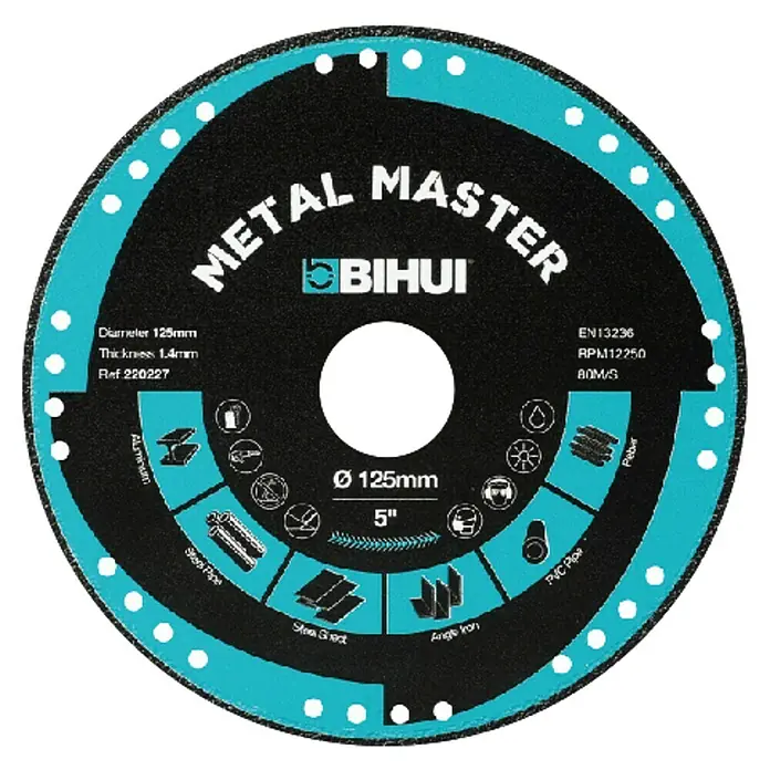 Bihui Diamant-Schleifteller DSBC125 (Geeignet für: Aluminium, Durchmesser: 125 mm)