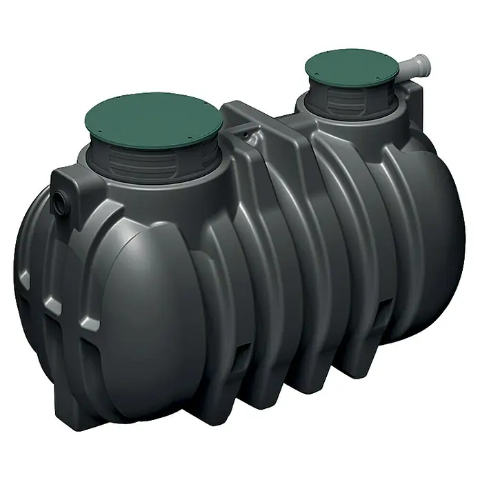 Regenwassertank Unground 3000 (Gesamt Fassungsvermögen: 3.000 l, 1 Stk., Grau)