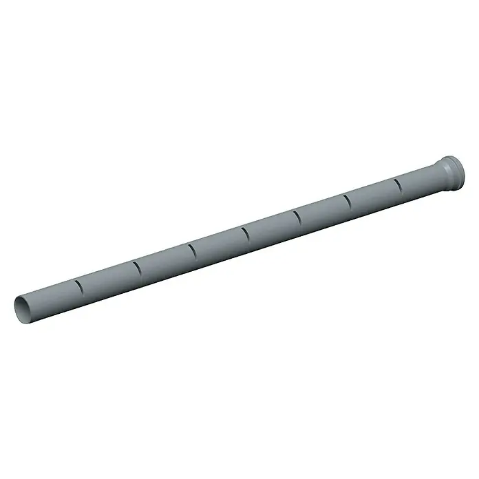 Rohr (Länge: 2.000 mm, Grau, Passend für: Regenwasser-Erdtank RD-2000)