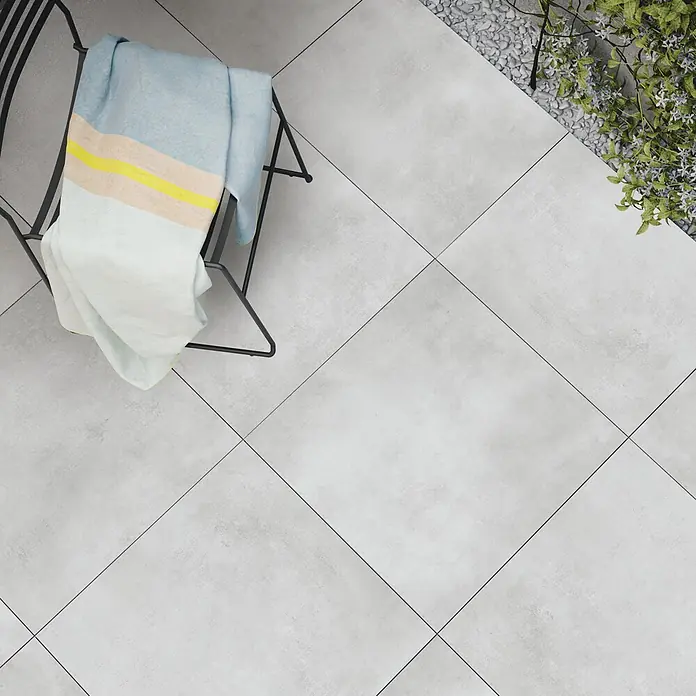 Terrassenfliese Dimension (59,8 x 59,8 x 2 cm, Grau, Matt)