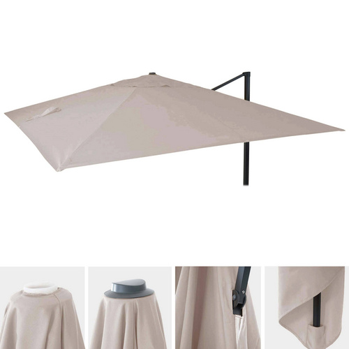 MVG Ersatzbezug »MVG-A96«, Ø 4,95 m, für Luxus-Ampelschirm MVG-A96, mit Flap - beige