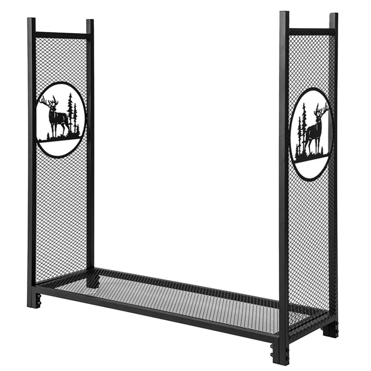 Costway Kaminholzregal Großer Kaminholzständer 121 x 38 x 117 cm