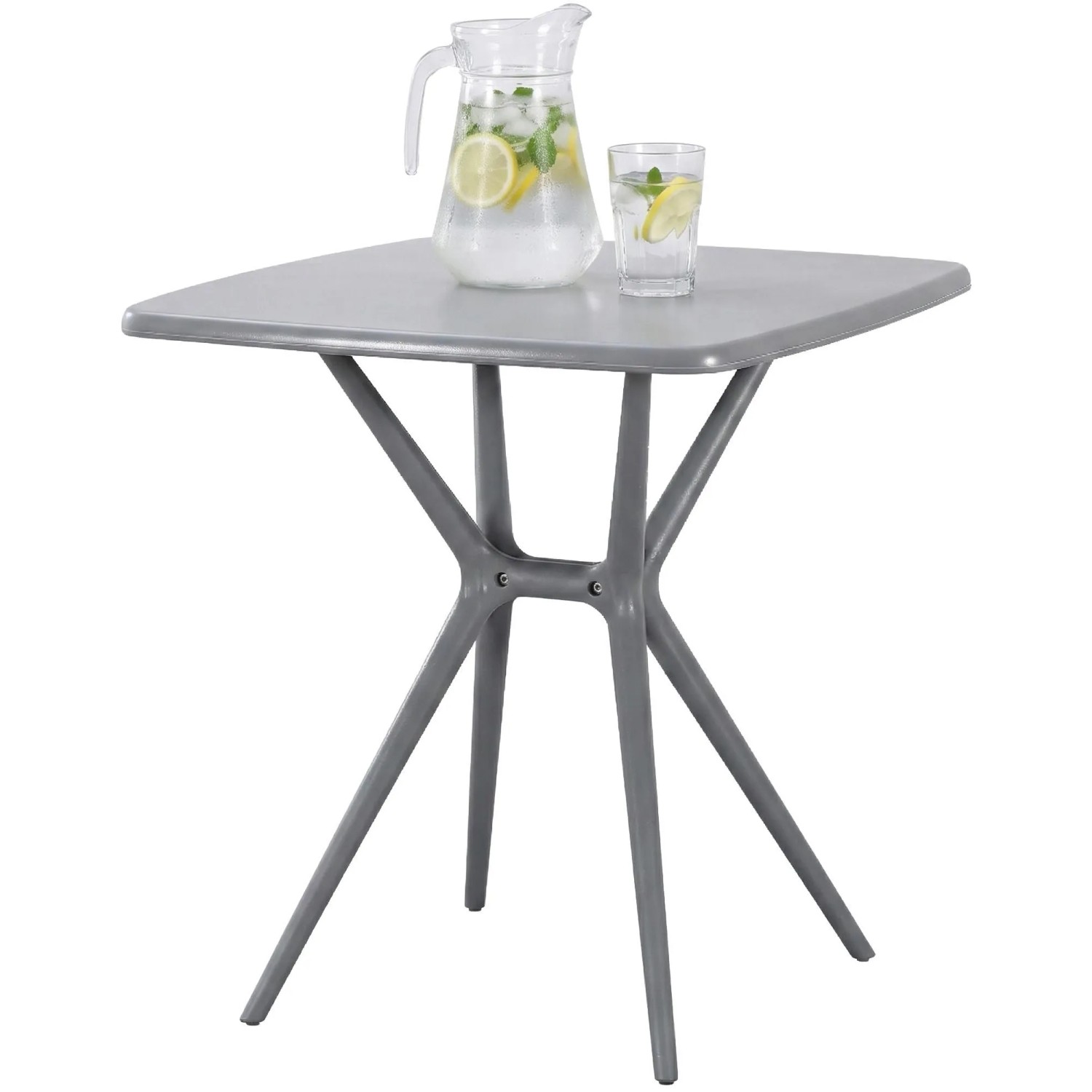 CLP Gartentisch Becky Eckig 72 X 72 cm Grau