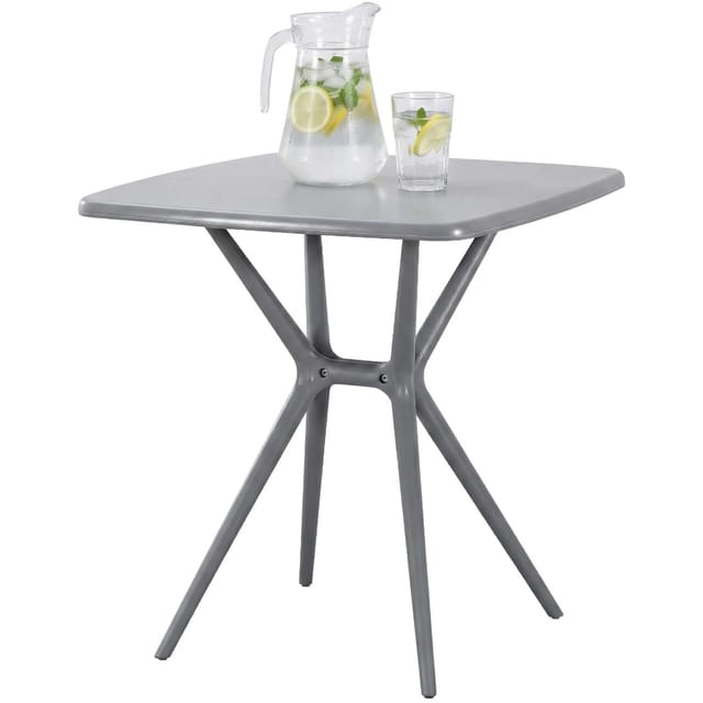 CLP Gartentisch Becky Eckig 72 X 72 cm Grau