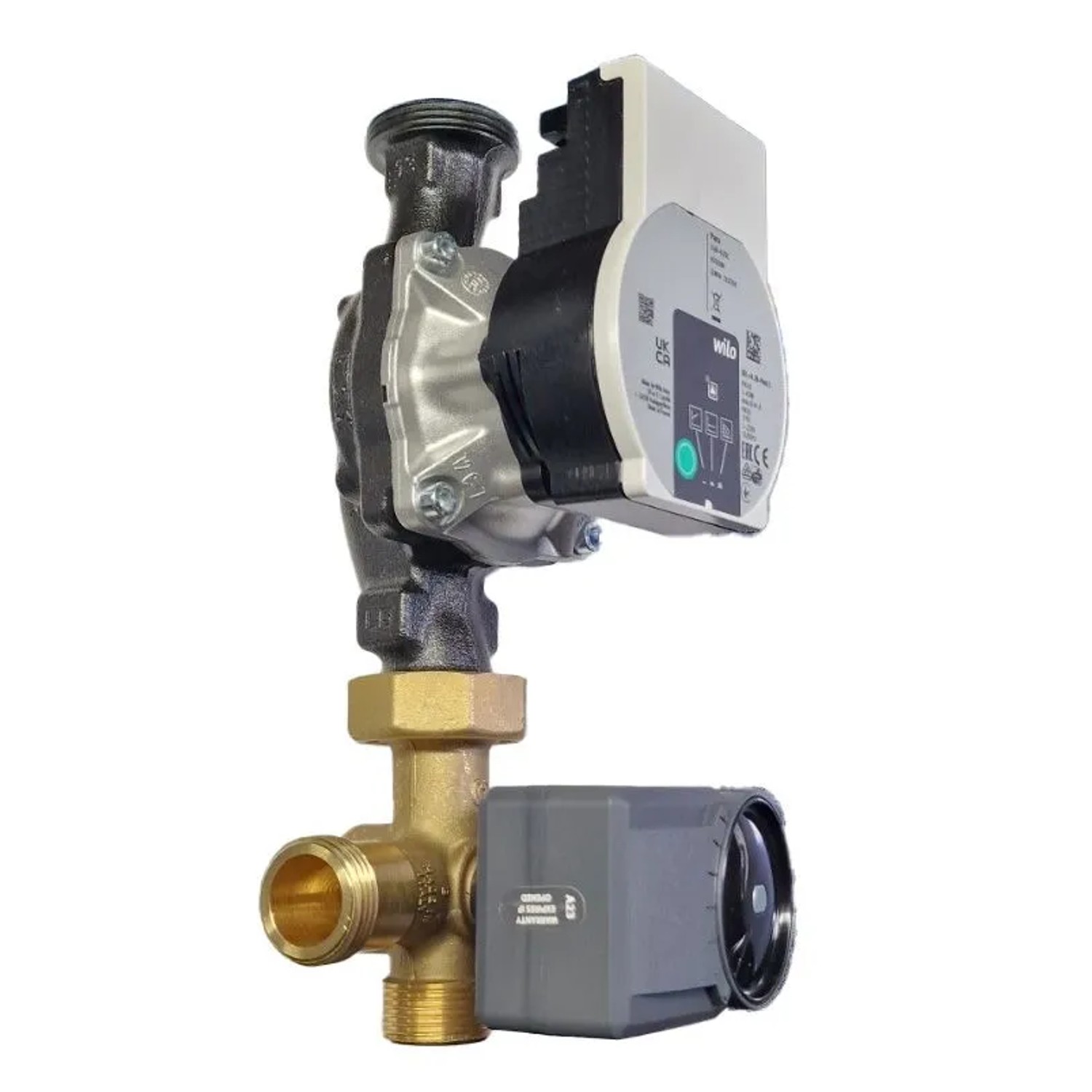 Wilo Pumpengruppe NVM08 mit 3-Wege-Mischer und Para 25/6-43/SC