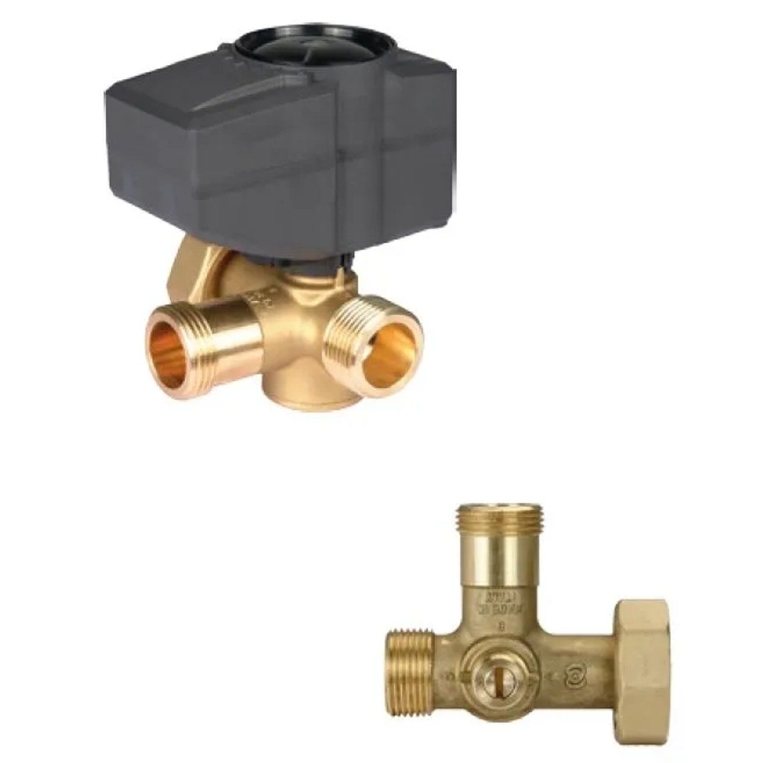 Solar+more Comparato Mischermotor-Mischer DN25 mit Pumpenverschraubung