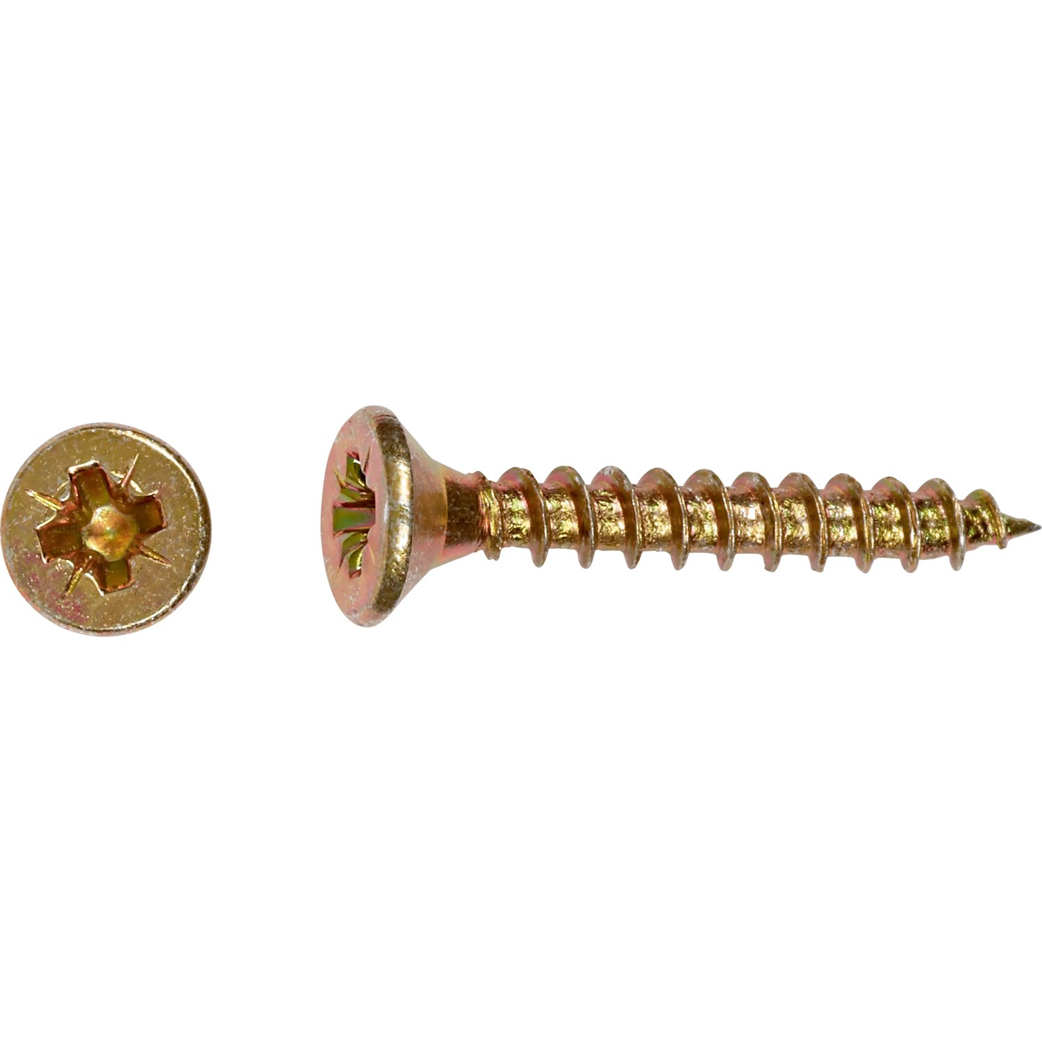 Spanplattenschraube PZ-Antrieb Ø 4 mm x 45 mm Stahl 500 Stück