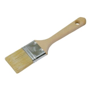 FRIESS-TECHNO-PROFI Flachpinsel 6 Stärke 60mm helle Chinaborste Holzstiel natur