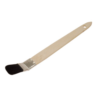 FRIESS-TECHNO-PROFI Plattpinsel gebogen 20mm schwarze Chinaborste