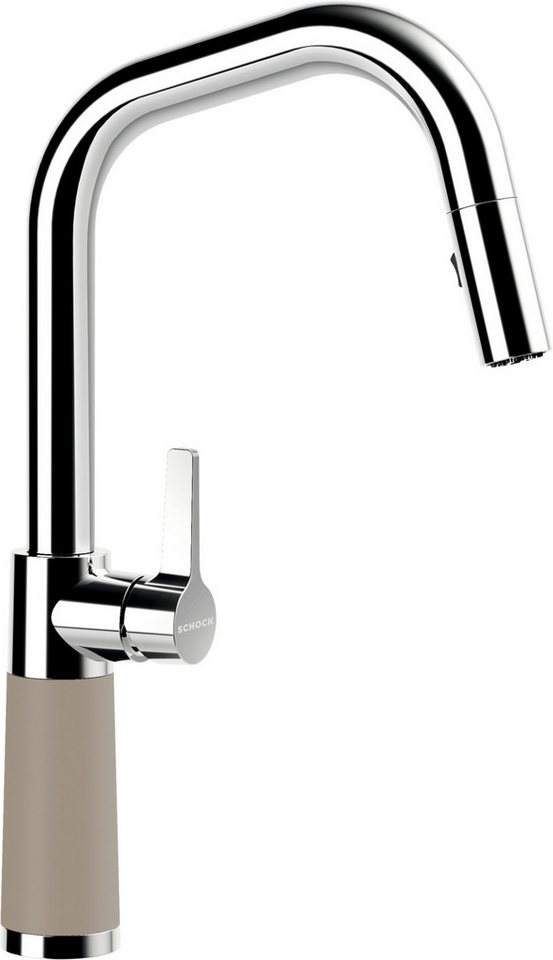 Schock Küchenarmatur SC530 ausziehbar, Strahl-Brause, Rückflussverhinderer, Schwenkbereich 120° Bild 2