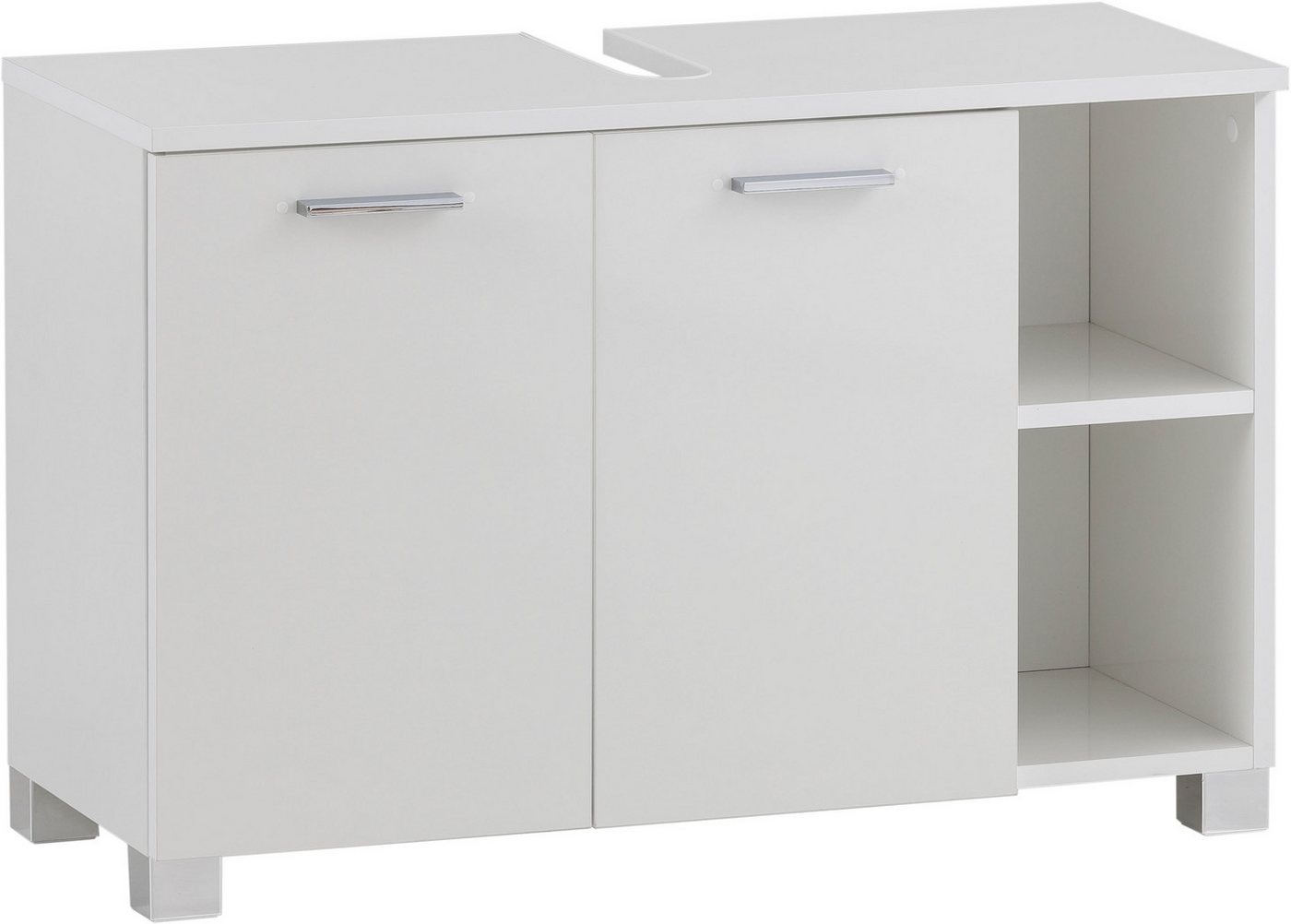 welltime Waschbeckenunterschrank Siphonausschnitt Bild 4