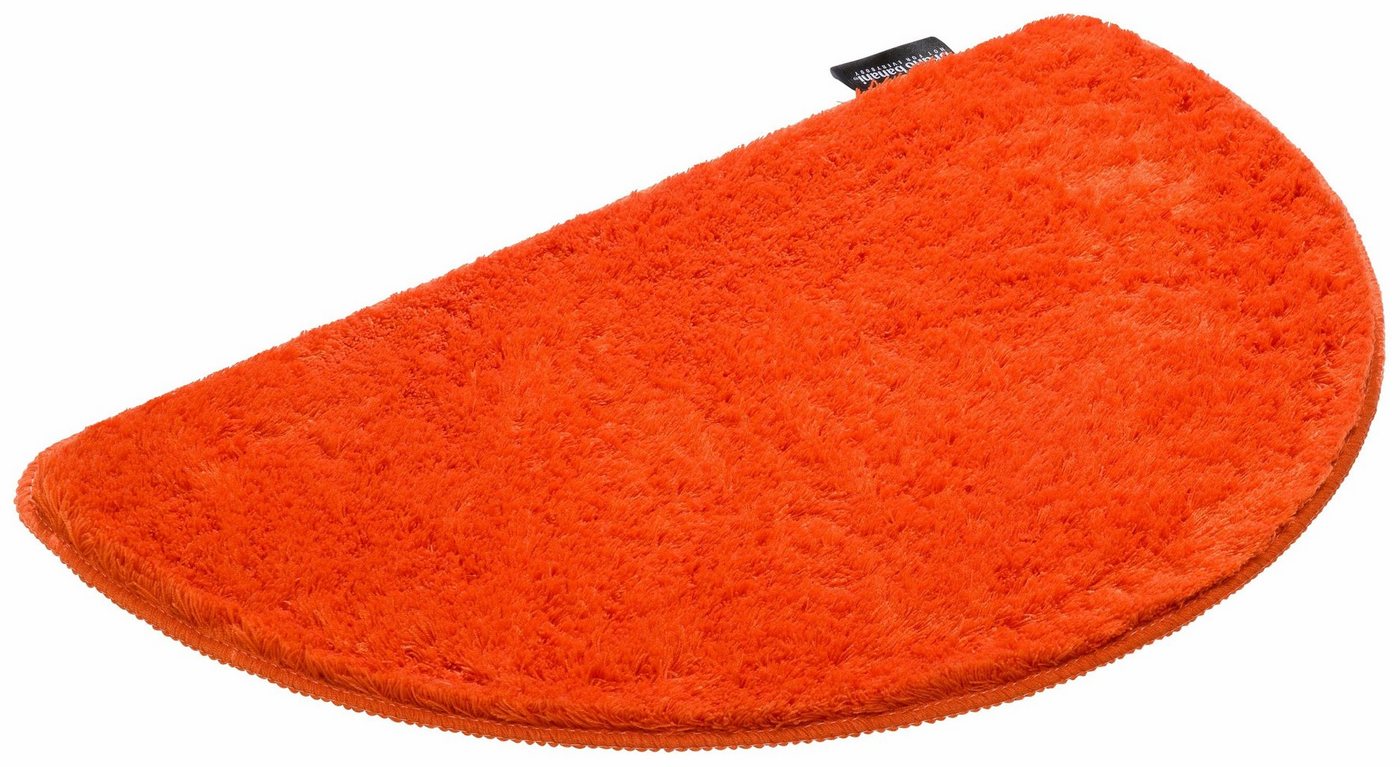 Bruno Banani Badematte Lana, Standard & Premium Qualität, 25 mm oder 30 mm Höhe, rutschhemmend beschichtet, schnell trocknend, strapazierfähig, fußbodenheizungsgeeignet, Polyacryl, halbrund, Badteppich, Badematten, unifarben, auch als 3 teiliges Set & rund Bild 3
