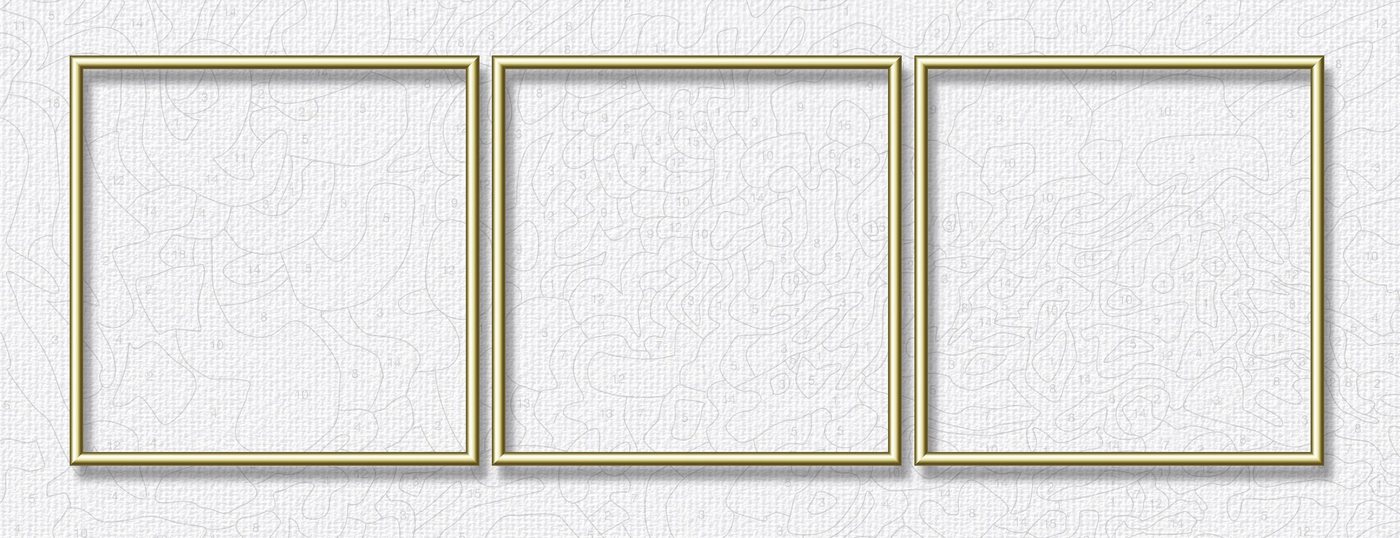 Schipper Bilderrahmen Malen nach Zahlen, Triptychon 120x40cm, (Set), Made in Germany Bild 5