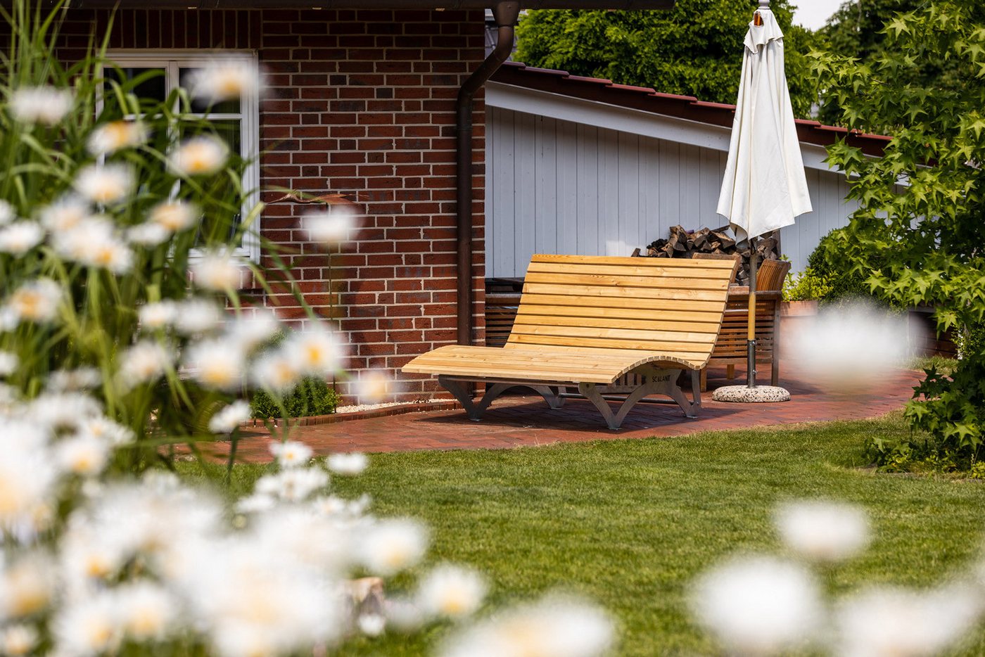 Scalant Gartenliege Waldsofa Classic, Latten aus Lärche