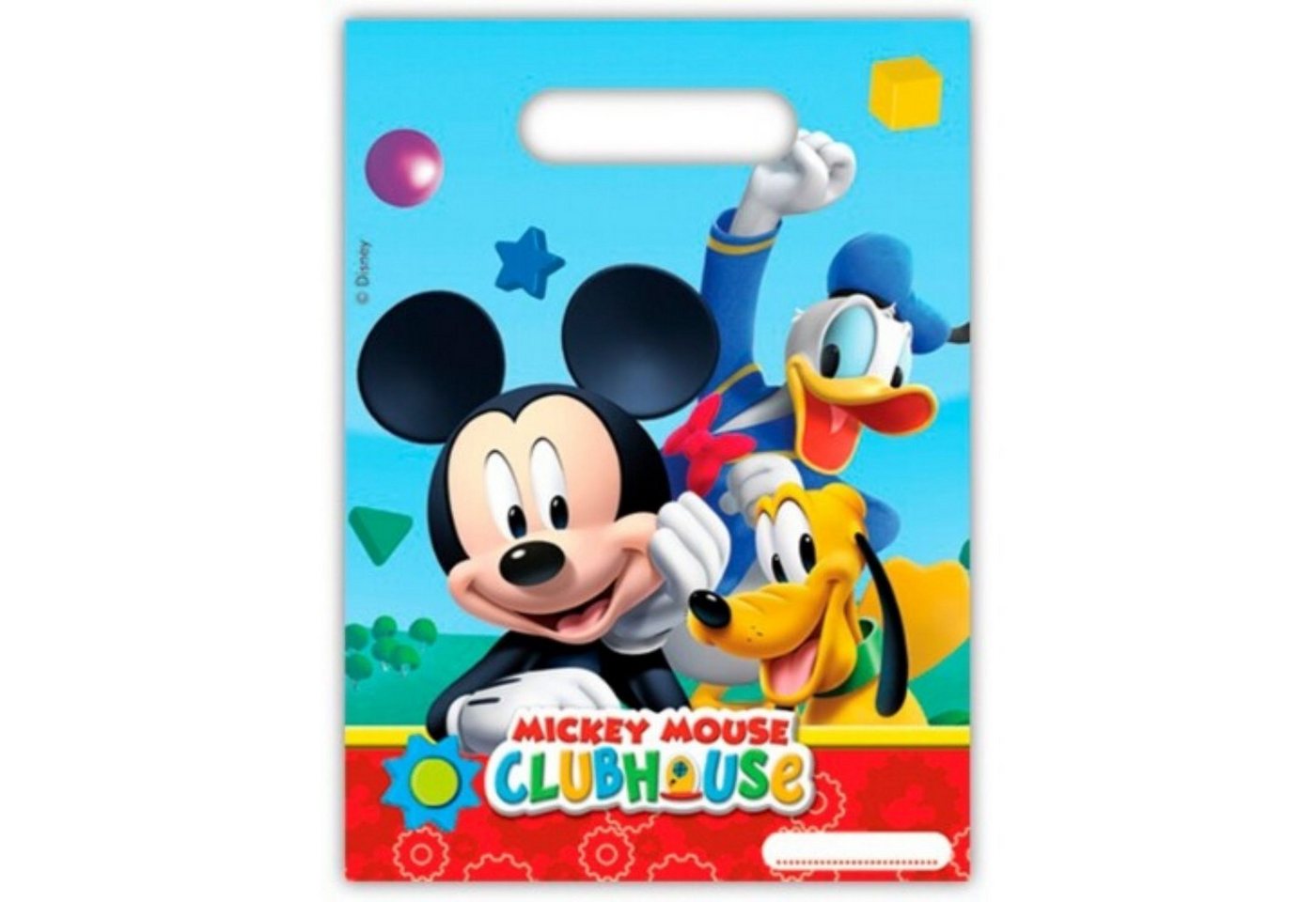 Procos Geschenkpapier Geschenktüten Mickey Mouse, 6 Stück