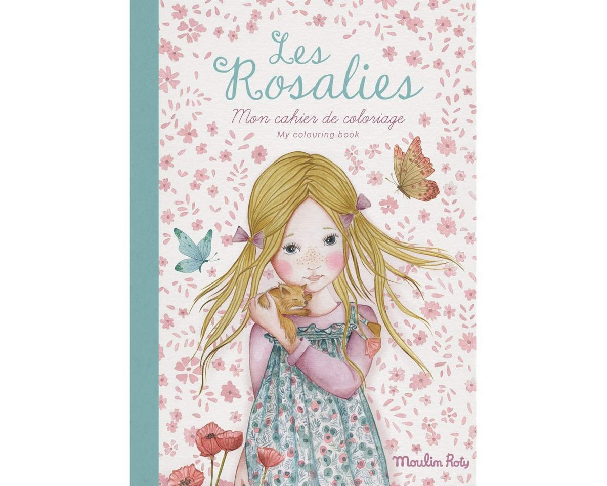 Moulin Roty Malvorlage Rosalies Malbuch 36 Seiten für kreative Kinder zum Ausmalen für, Malbuch Bild 2