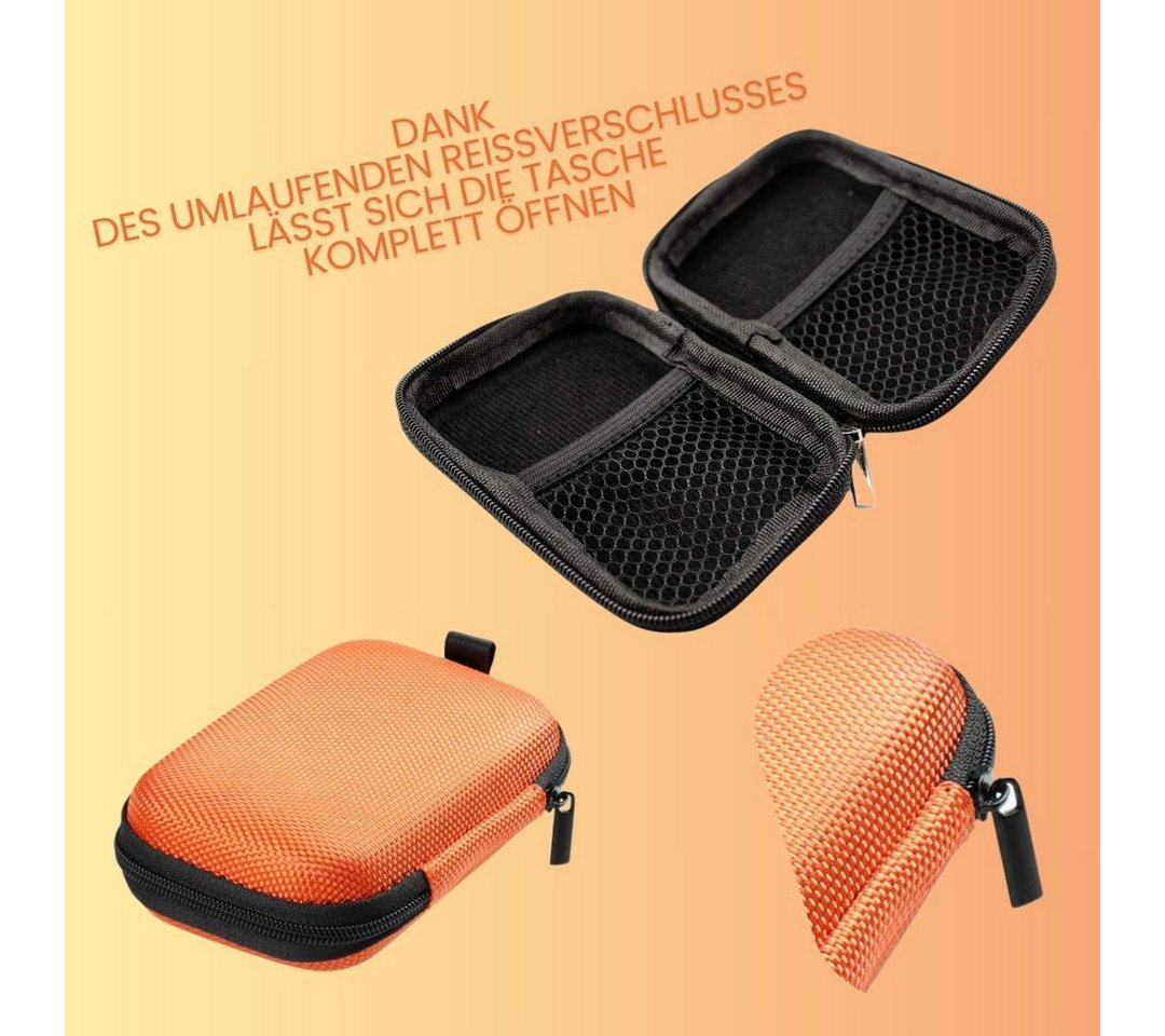 caseroxx Blutzuckermessgerät Blutzuckermessgerät Tasche für Accu-Chek Aviva / Guide / Instant Bild 4