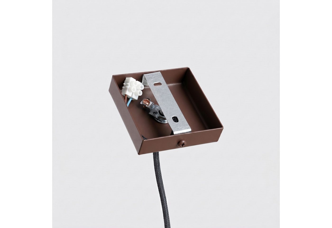 SOLLUX lighting Hängeleuchte Pendelleuchte KARBON 1 braun, Nicht enthalten Bild 4