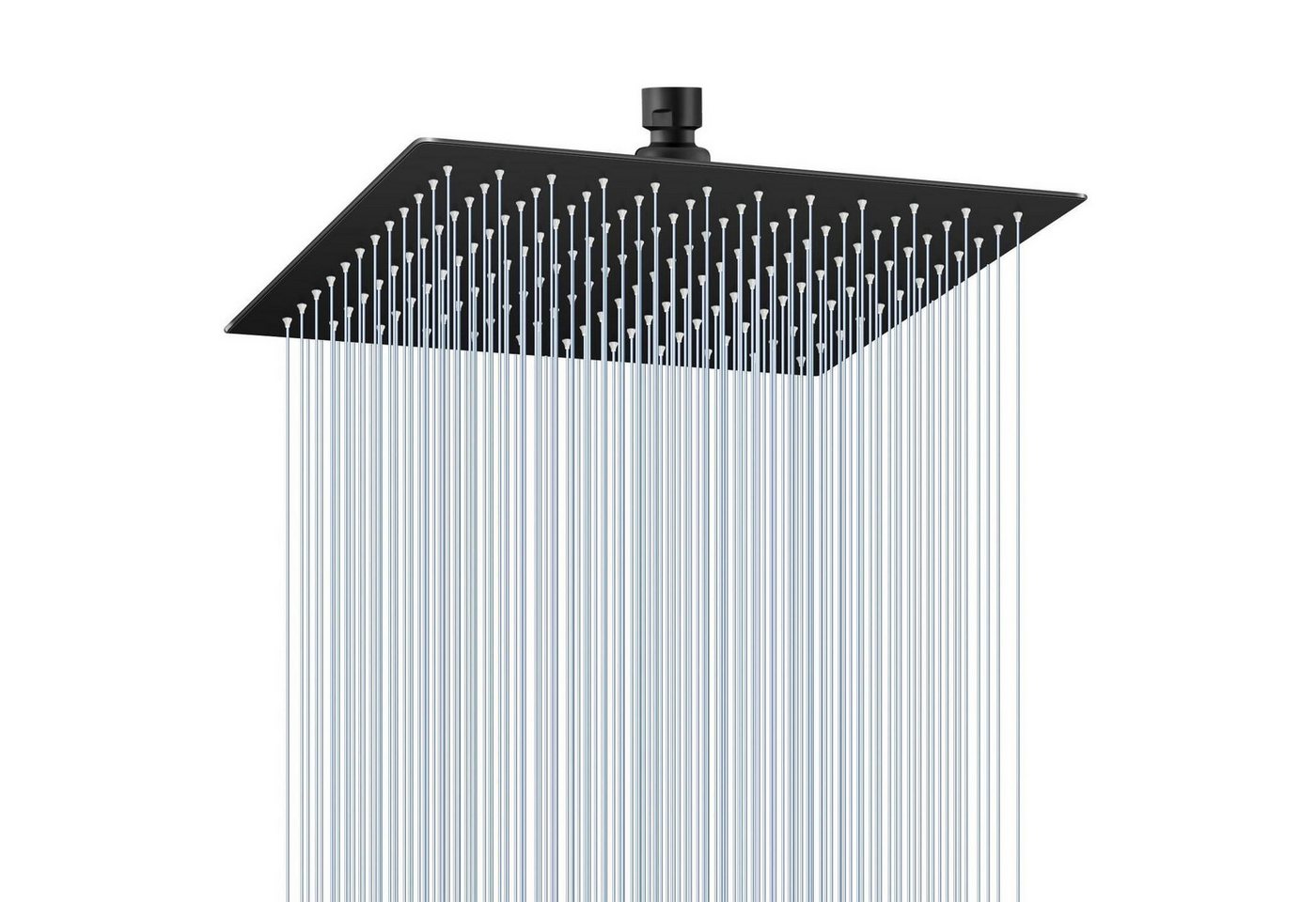 LuxusKollektion Regenduschkopf Duschkopf Regendusche Decke 30CM Schwarz 144 30CM B-mattschwarz