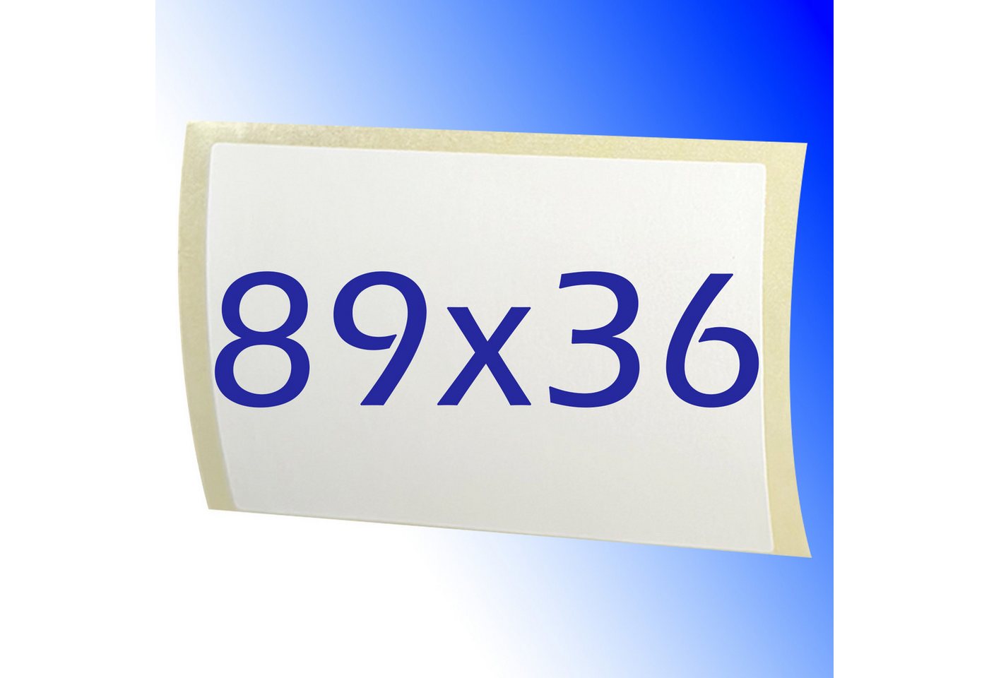 GoodMarkt Etiketten 89x36mm Selbstklebende Thermo Etiketten auf Rolle 1000 Labels, Adressetiketten Haushaltsetiketten Bedruckbar Aufkleber für Büro Küche Bild 4