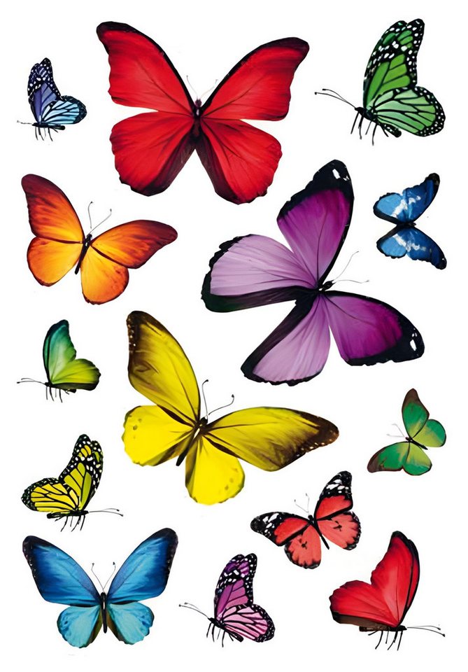 HERMA Sticker Herma Sticker DECOR Tiere Schmetterlingsvielfalt 3 Bl Bild 3