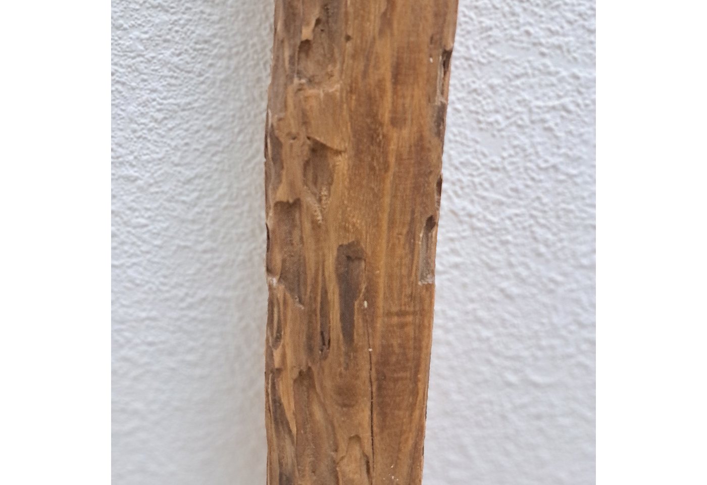 Möbel Akut Wandgarderobe Wandgarderobe 145 cm Teakholz mit 3 Haken B/H/T: 34/145/30 cm Bild 2