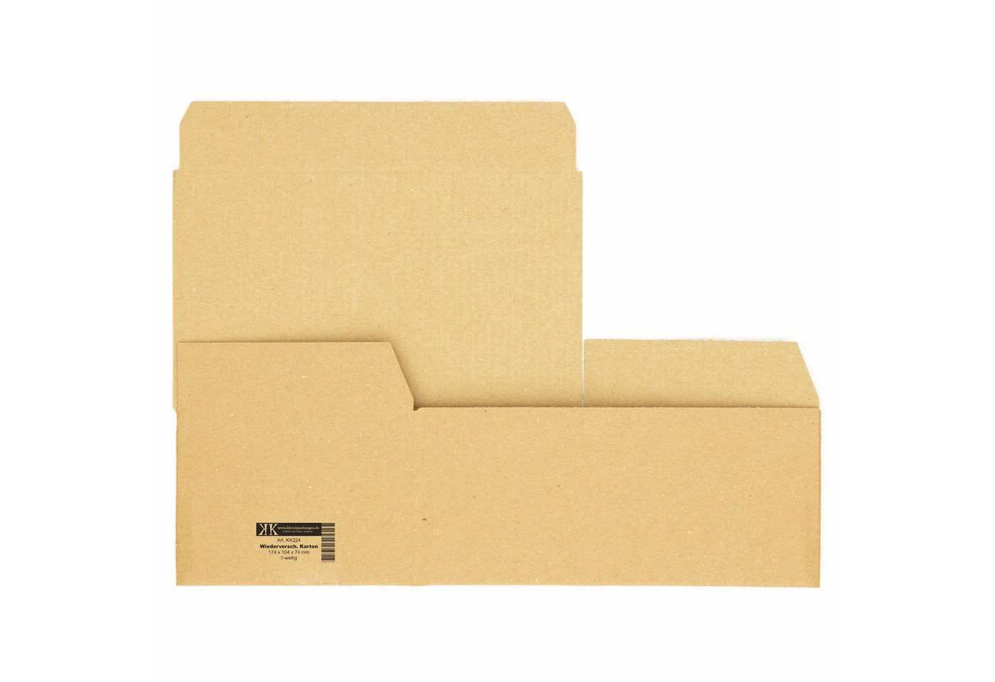 KK Verpackungen Versandkarton, Automatikboden-Kartons 174 x 104 x 74 mm Postversand Warenversand Bild 3