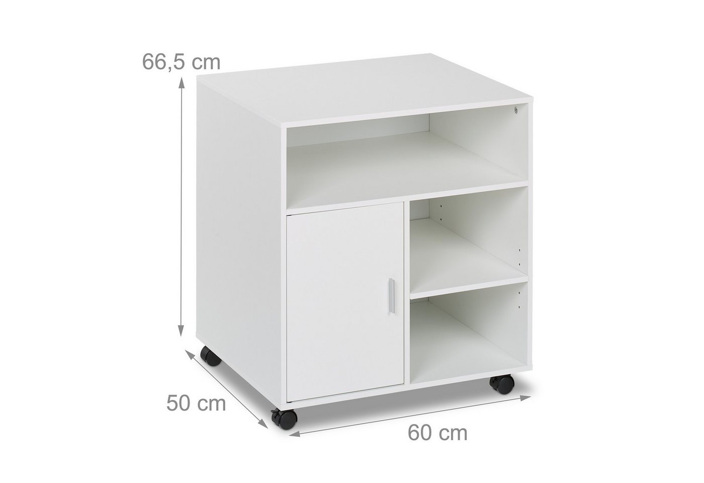 relaxdays Rollcontainer mit 5 Fächern, (1 St) Bild 5