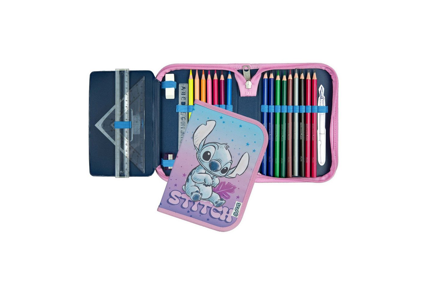 Lilo & Stitch Federmäppchen Lilo & Stitch Federmäppchen gefüllt Schüleretui Kinder Bild 2