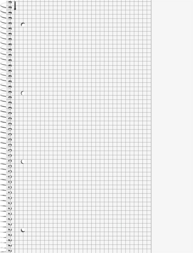 Baier & Schneider Collegeblock Collegeblock Premium Student A4 80 Blatt kariert anthrazit Bild 3