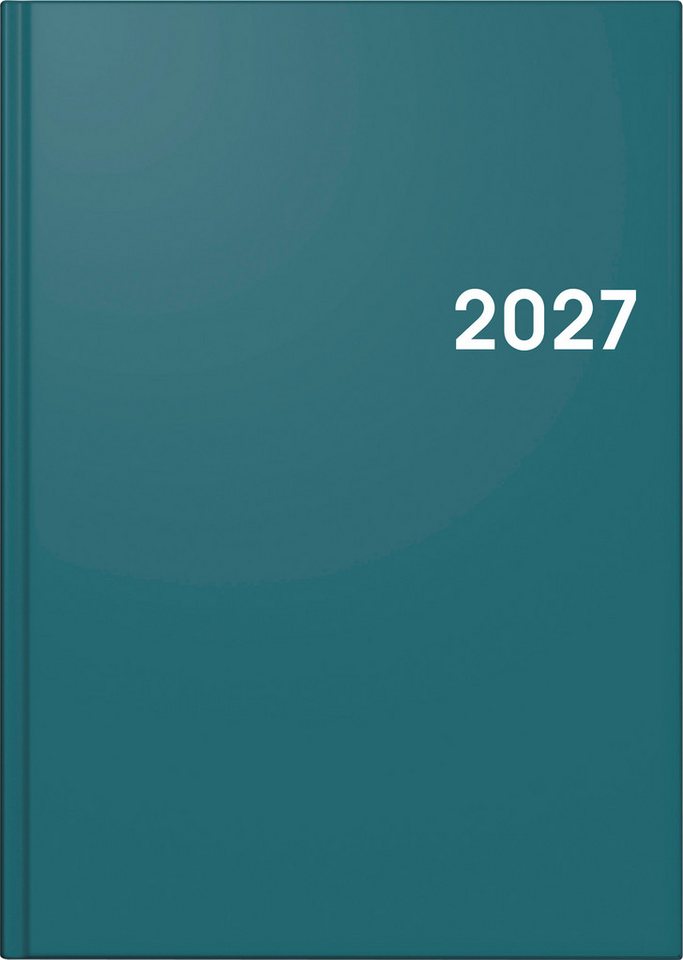 BRUNNEN Buchkalender 2027 BRUNNEN Buchkalender A5 petrol
