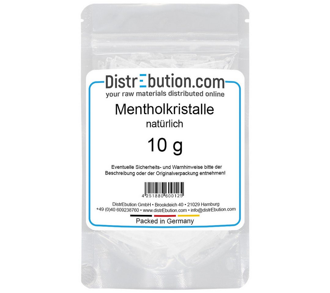 DistrEbution Sauna-Aufgussset Mentholkristalle aus 100% Minzöl, 10g Reines Menthol, Sauna Aufguss (1-tlg) Mit intensivem Duft Bild 3